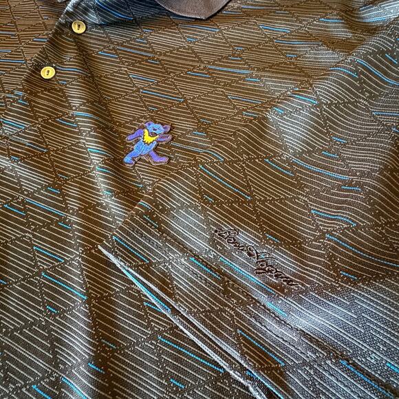 Grateful Dead Dancing Bear Ben Hogan Golf Polo (XL) - Picture 5 of 7